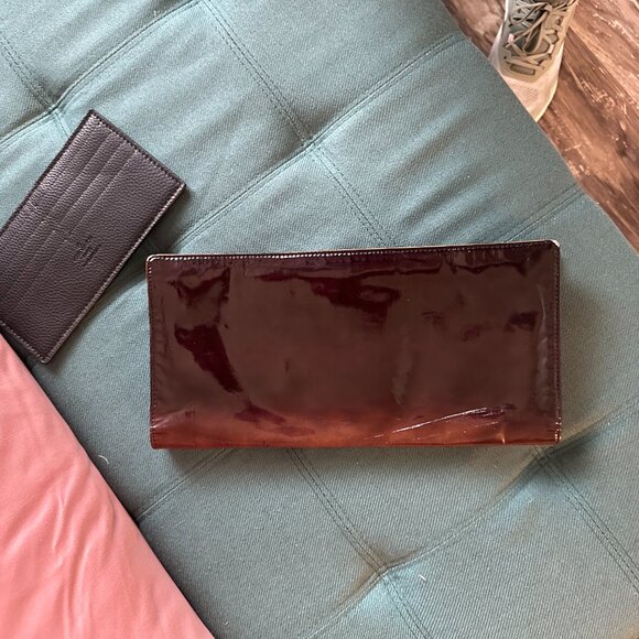 Authentic Prada Ombre Patent Leather Large Clutch - Picture 8 of 11